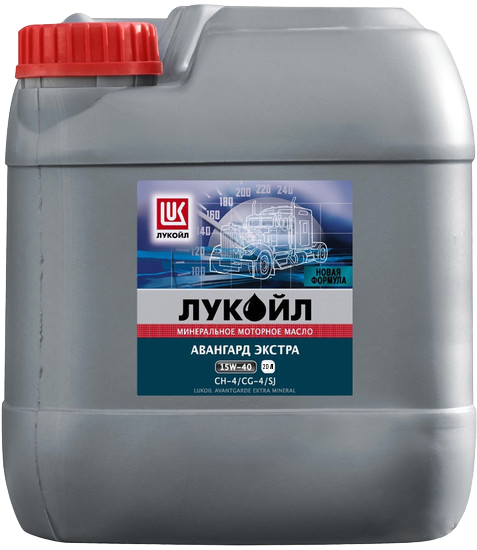 Моторное масло Лукойл Авангард Экстра 15W40 CH-4/CG-4/SJ, 20л